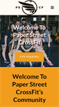 Mobile Screenshot of paperstreetcrossfit.com